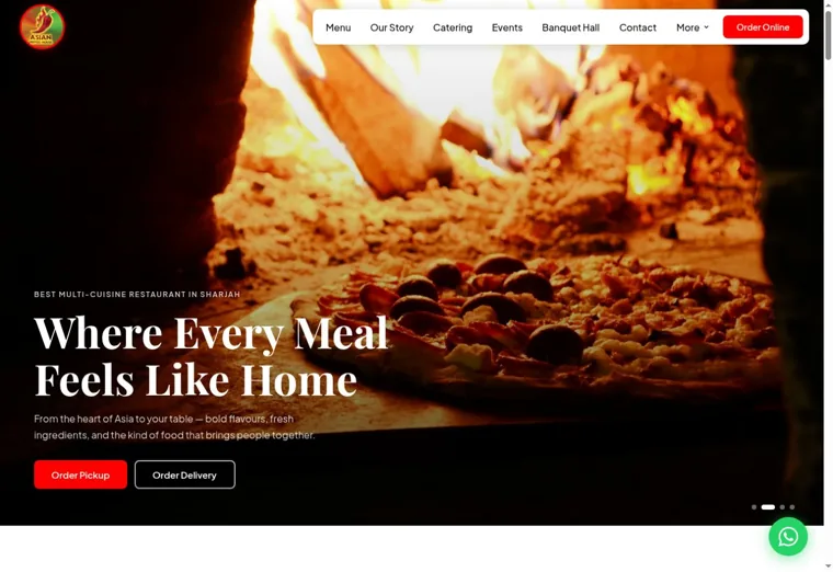 Asian Pepper House homepage