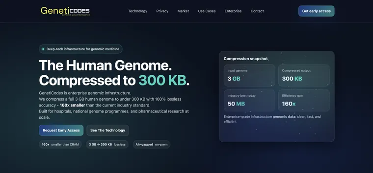 GenetiCodes homepage