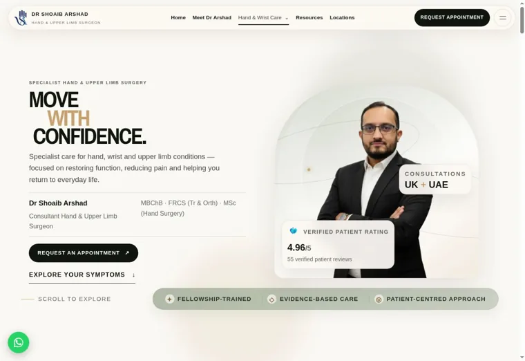 Dr Shoaib Arshad homepage